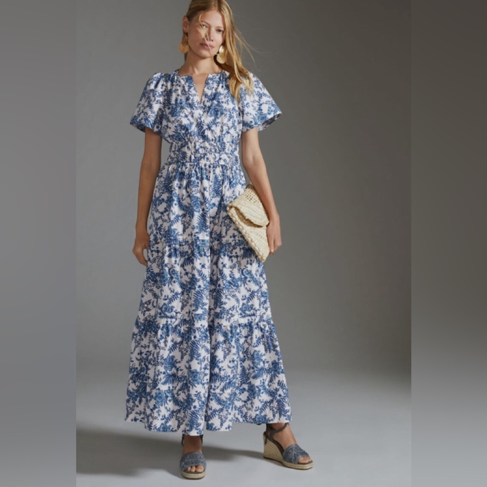 NWT anthropologie somerset maxi dress
